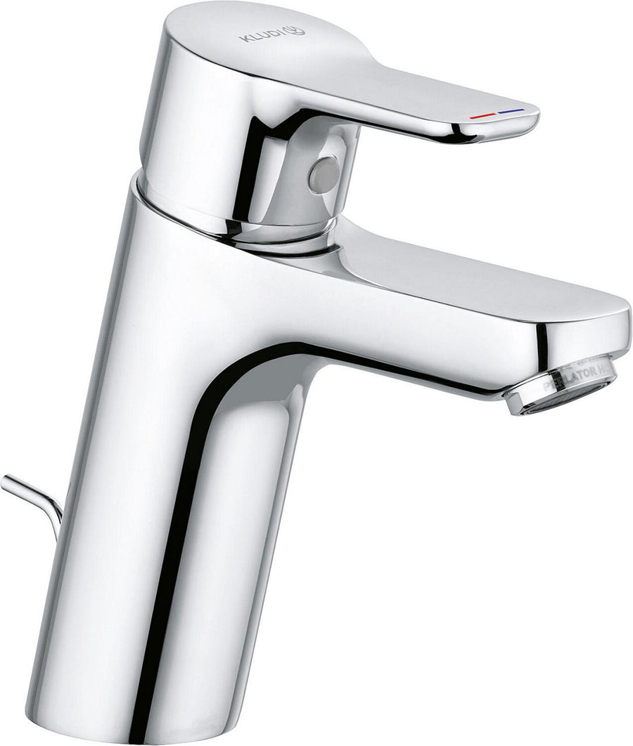 Mitigeur de lavabo Kludi Pure & Easy saillie 100 mm chromé