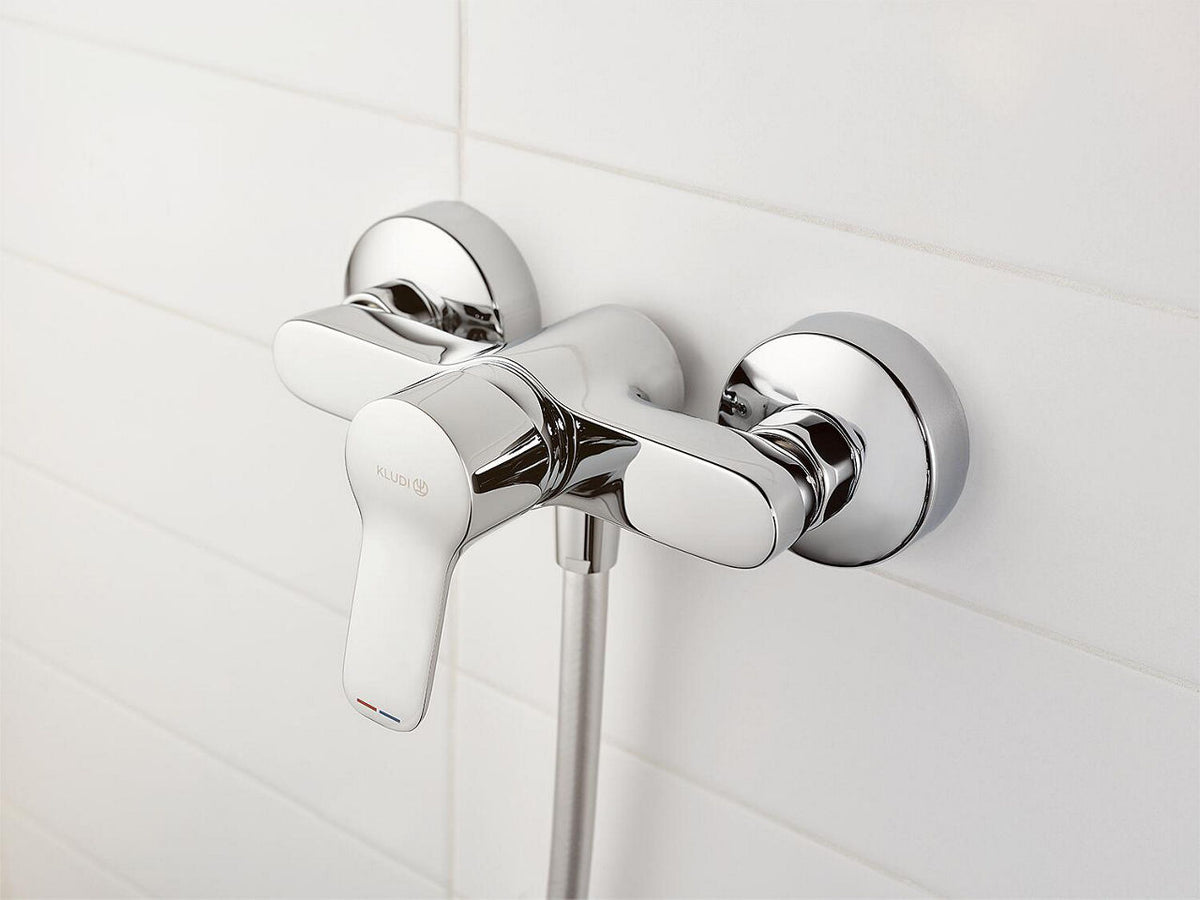 Mitigeur douche apparent Kludi Pure & Easy saillie 120 mm chromé