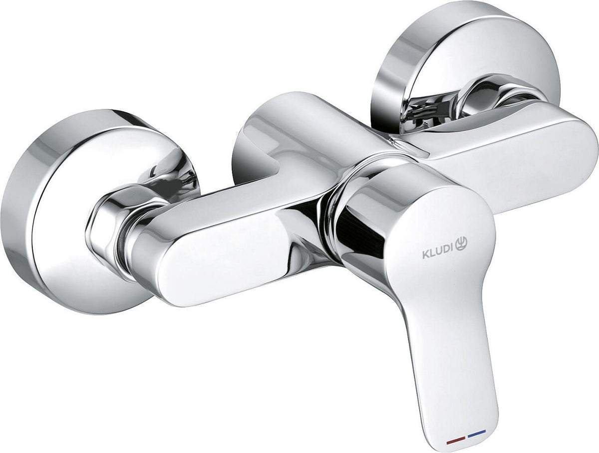 Mitigeur douche apparent Kludi Pure & Easy saillie 120 mm chromé