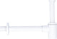 Siphon bouteille design avec cuvette courte