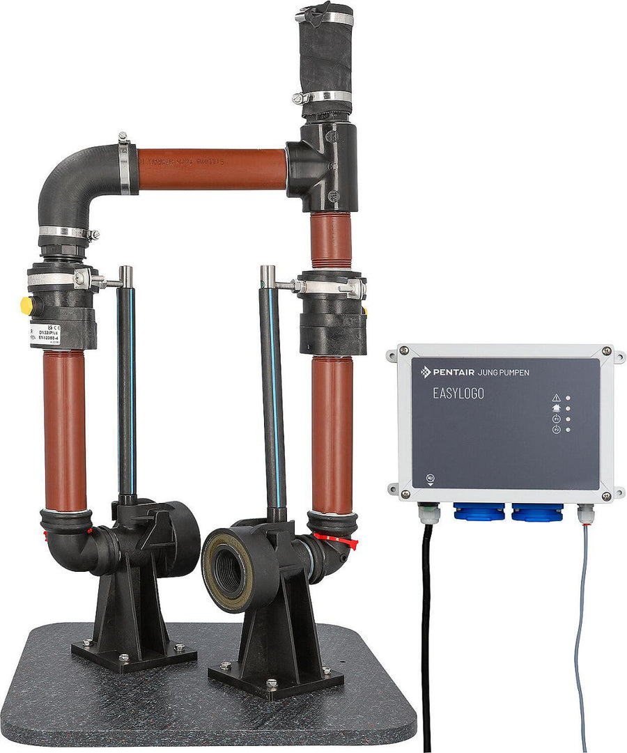 Système de barre de guidage Jung Easyfix 32 Duo (sur plaque de base, avec coffret)