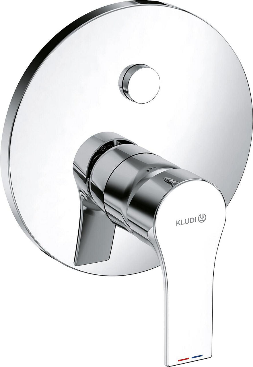 Mitigeur bain/douche encastré Kludi Zenta SL chromé, rosace Ø 170 mm
