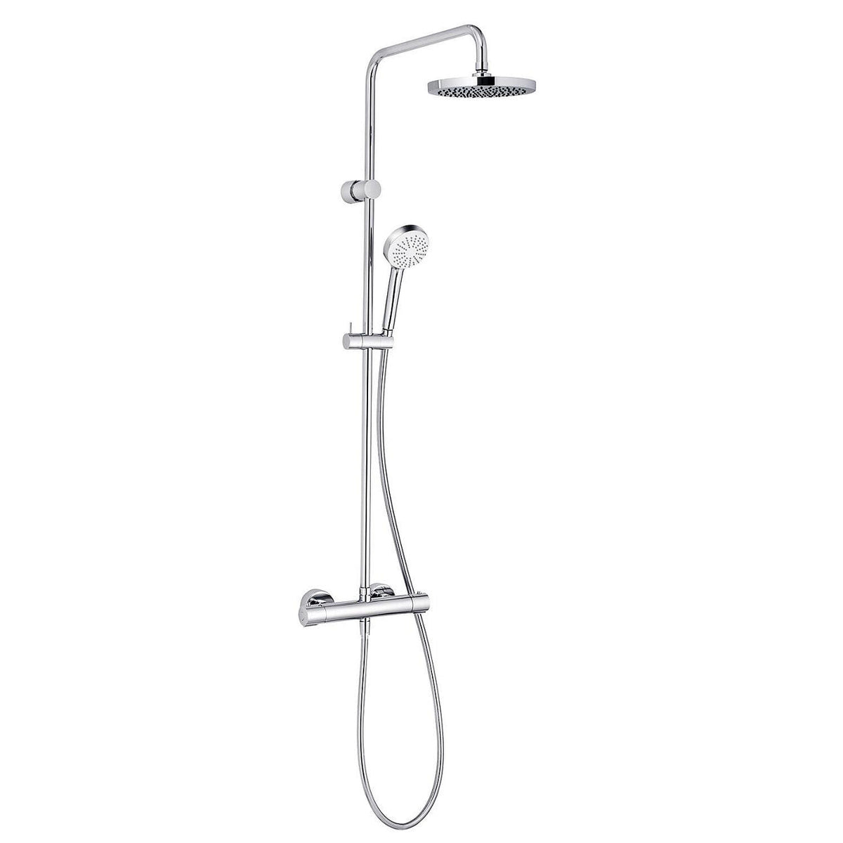 Kludi LOGO Basic Shower Column with Thermostat, Chrome