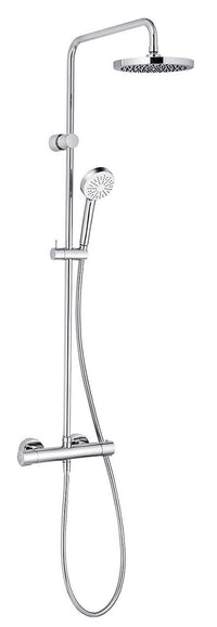 Kludi LOGO Basic Shower Column with Thermostat, Chrome