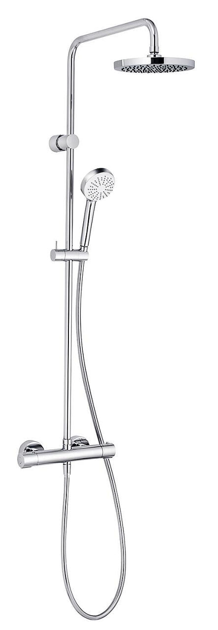 Kludi LOGO Basic Shower Column with Thermostat, Chrome