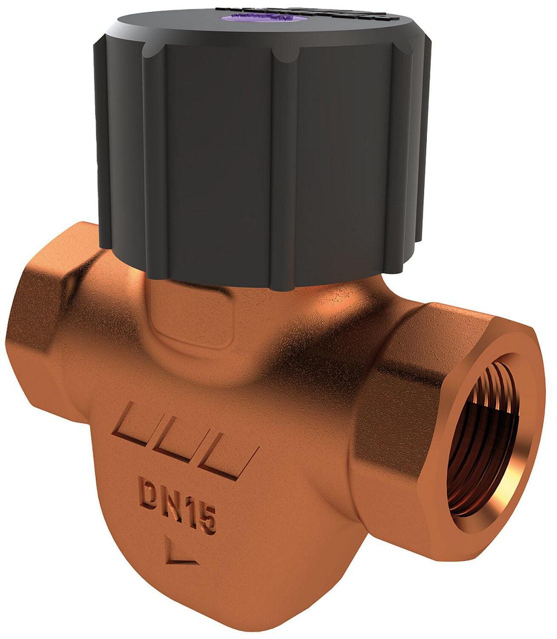 Vanne de régulation de circulation Kemper ETA-Therm, 62 à 64 °C, DN 15 (1/2")