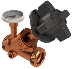 Vanne de régulation de circulation Kemper Multi-Fix-Plus, avec bouchon de vidange