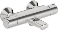 Thermostatique bain-douche apparent Hansa Hansamicra chromé 160 mm