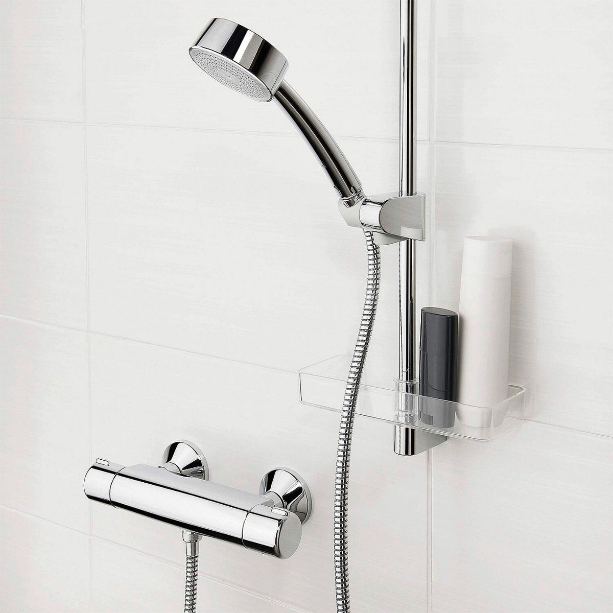 Thermostatique douche apparent Hansa Hansamicra chromé