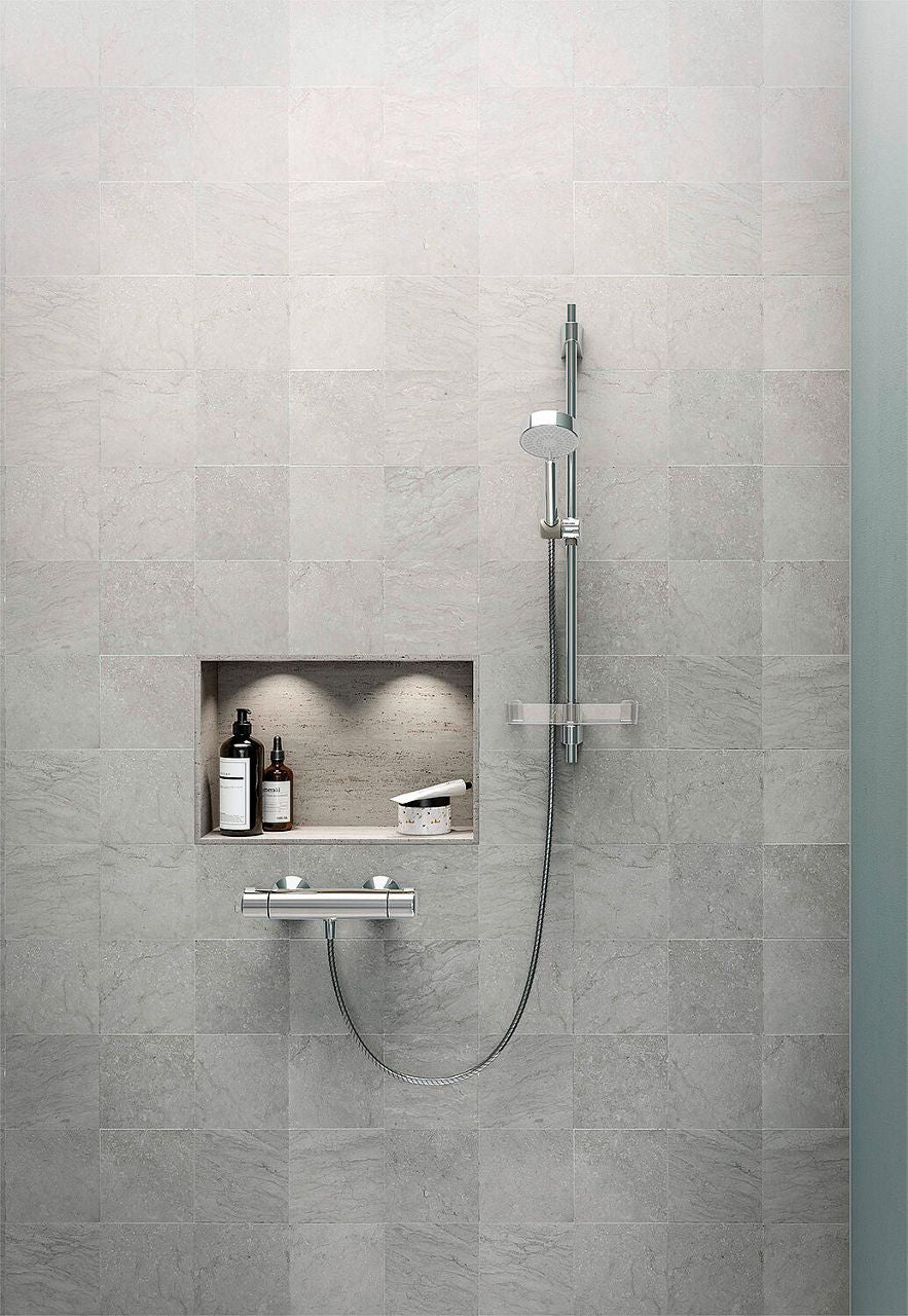 Thermostatique douche apparent Hansa Hansamicra chromé