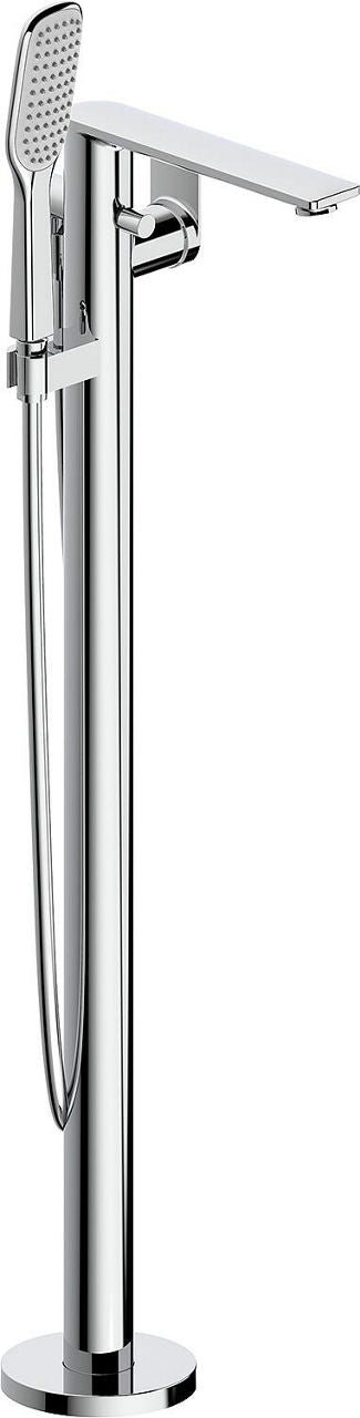 Mitigeur bain/douche sur pied Nomoro avec douchette, saillie 219 mm, chromé