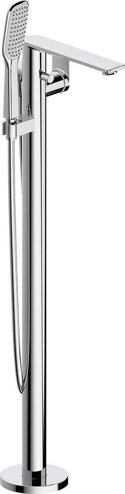 Mitigeur bain/douche sur pied Nomoro avec douchette, saillie 219 mm, chromé