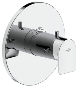 Thermostatique douche encastré Nomoro rosace Ø 178 mm chromé