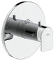 Thermostatique douche encastré Nomoro rosace Ø 178 mm chromé