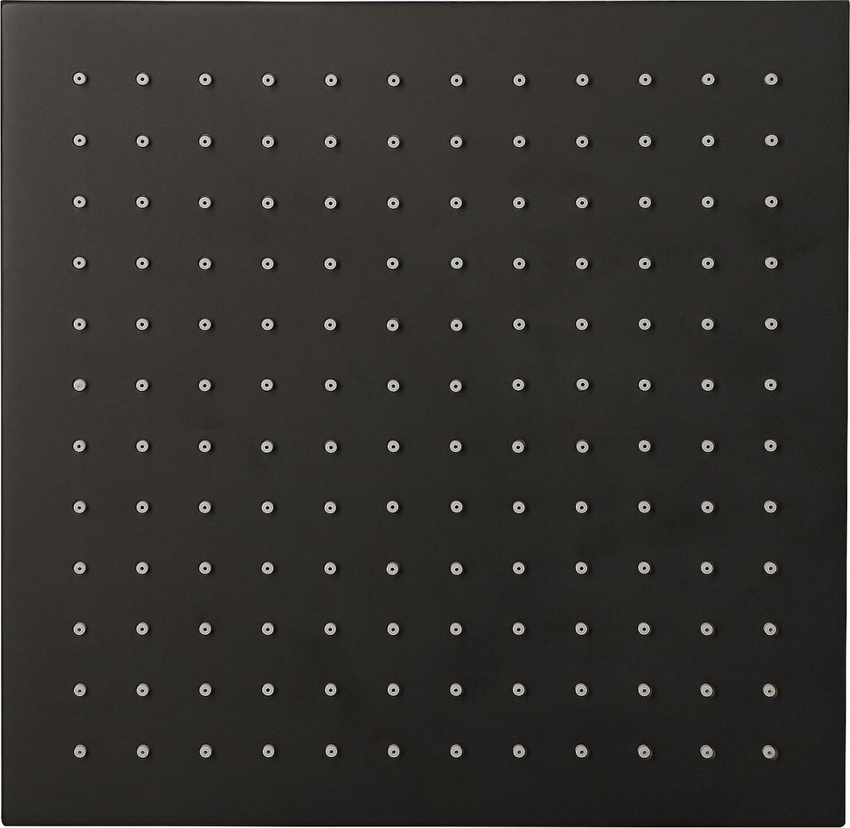 Pomme de douche Samba II 250 x 250 mm, inox noir mat