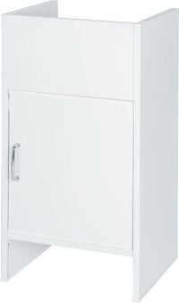 Meuble bas blanc pour déversoir "Mini"