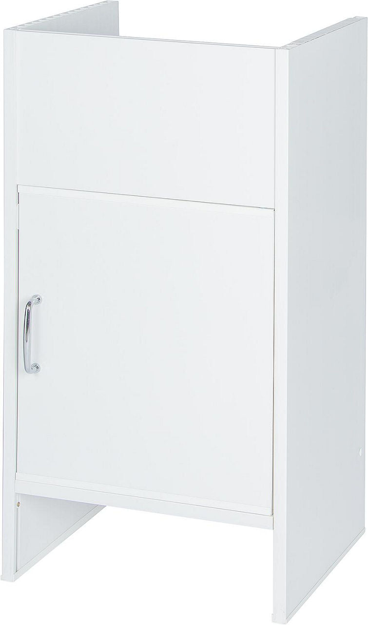 Meuble bas blanc pour déversoir "Mini"
