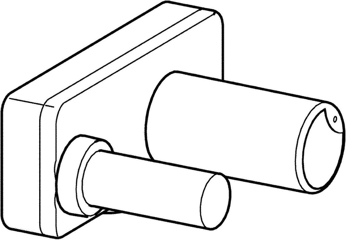 Corps encastré Hansa Vario pour mitigeur lavabo mural 2 trous, 57860100
