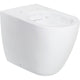 WC au sol à fond creux AIMERA L x H x P : 355x410x540 mm sans bride de rinçage céramique blanc