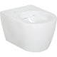 WC suspendu à fond creux AIMERA Compact sans bride de rinçage L x H x P : 355x330x485 mm céramique blanc