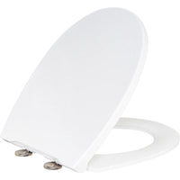 Abattant WC Comino Family SC blanc, duroplaste fermeture douce & démontage rapide L x P :370x435mm