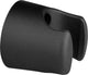 Support de douchette plastique noir mat evenes