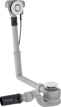 Garniture d'écoulement et de trop-plein Geberit ø 52 mm avec remplissage baignoire et commande rotative DN40/50