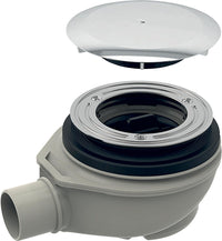 Kit d'écoulement pour receveur de douche Geberit ø 90 mm avec capot chromé