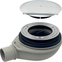 Kit d'écoulement pour receveur de douche Geberit ø 90 mm avec capot chromé