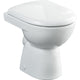 WC au sol à fond creux Geberit Renova, sortie horizontale, blanc