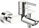 Mitigeur bain/douche apparent Hansa HANSAVANTIS saillie 154 mm