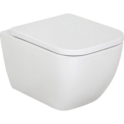 WC suspendu à fond creux Angara L x H x P : 360x355x510 mm bord de rinçagelos céramique blanc