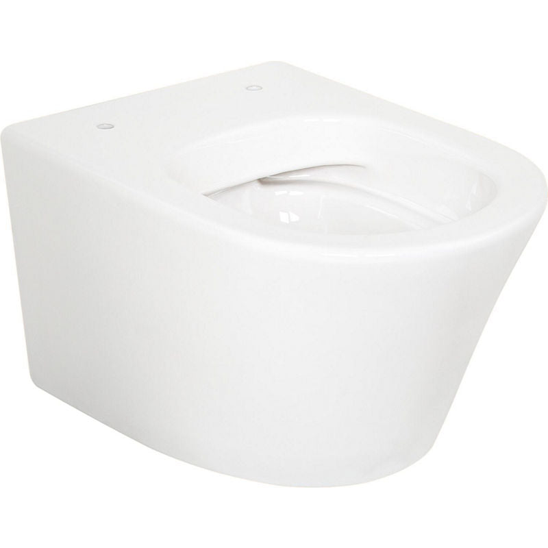 WC suspendu à fond creux Amur L x H x P : 360x350x530 mm bord de rinçagelos céramique blanc