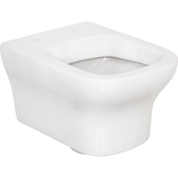WC suspendu à fond creux Algama L x H x P : 360x370x500 mm sans bride de rinçage céramique blanc