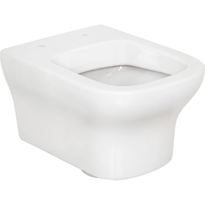 WC suspendu à fond creux Algama L x H x P : 360x370x500 mm sans bride de rinçage céramique blanc