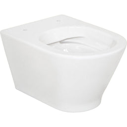 WC suspendu à fond creux Alaseja L x H x P : 360x355x525 mm bord de rinçagelos céramique blanc