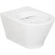 WC suspendu à fond creux Alaseja L x H x P : 360x355x525 mm bord de rinçagelos céramique blanc