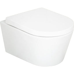 WC suspendu à fond creux Kureika L x H x P : 360x320x540 mm bord de rinçagelos céramique blanc