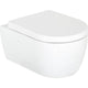 WC suspendu à fond creux Seja L x H x P : 365x330x550 mm standard céramique blanc