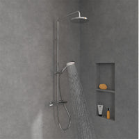 Villeroy & Boch Universal Showers Thermostat-Duschsäule, 230mm Kopfbrause, Chrom