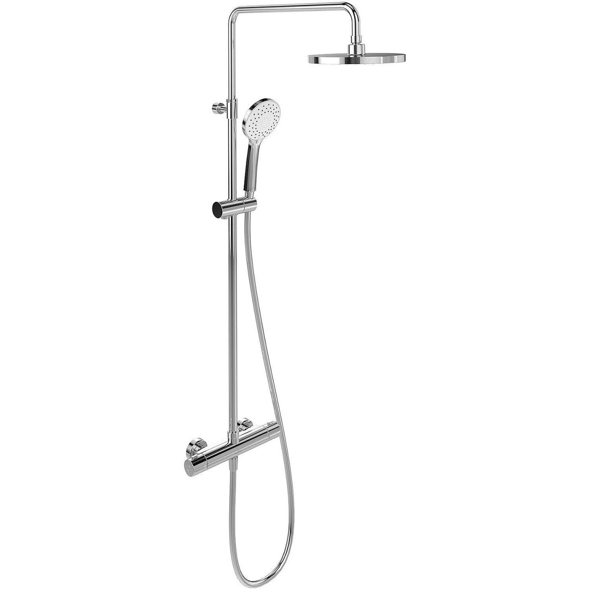 Colonne de douche Villeroy & Boch Universal Showers thermostatique, pomme 230mm, chrome