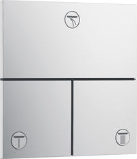 Robinet d'arrêt encastré Hansgrohe ShowerSelect Comfort E set de finition 3 sorties
