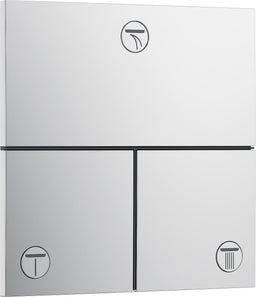 Robinet d'arrêt encastré Hansgrohe ShowerSelect Comfort E set de finition 3 sorties