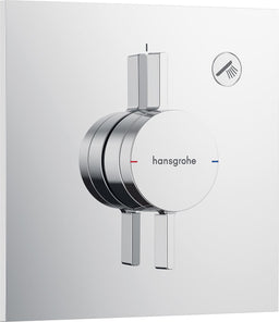 Mitigeur douche encastré Hansgrohe DuoTurn E 1 sortie rosace 155 mm