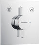 Mitigeur encastré Hansgrohe DuoTurn E 2 sorties chromé rosace Ø 155 mm