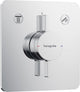 Mitigeur encastré Hansgrohe DuoTurn E 2 sorties chromé rosace Ø 155 mm