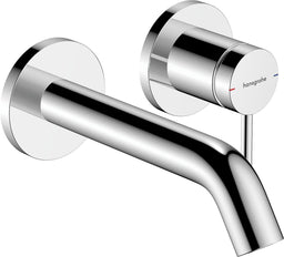 Mitigeur de lavabo mural Hansgrohe Tecturis S saillie 165 mm chromé
