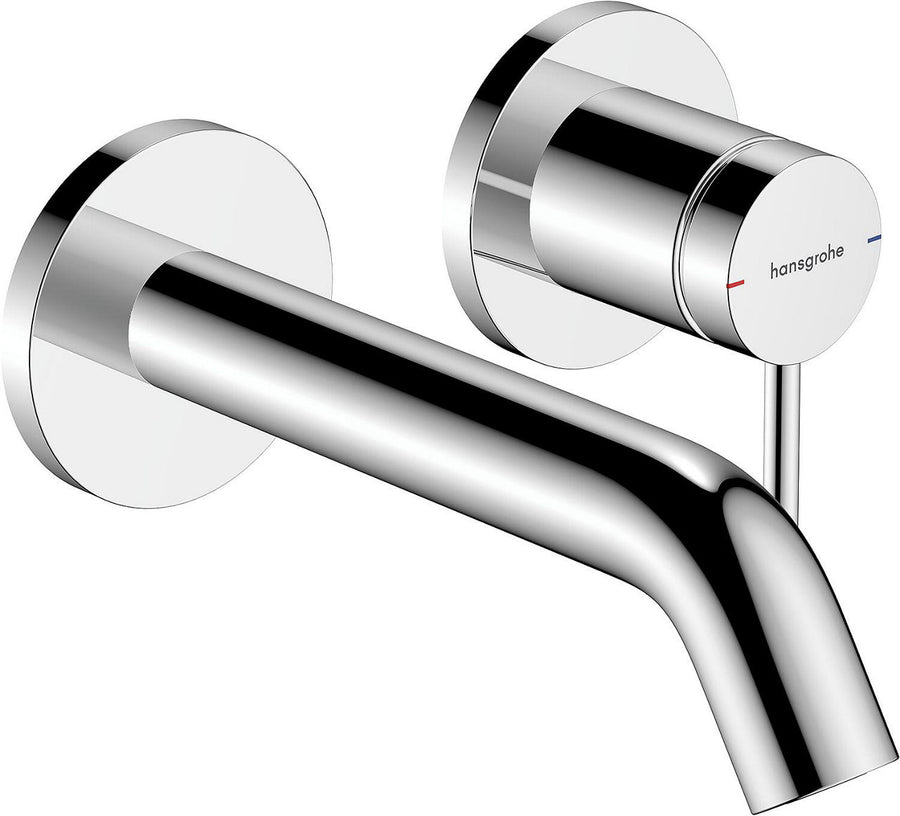 Mitigeur de lavabo mural Hansgrohe Tecturis S saillie 165 mm chromé