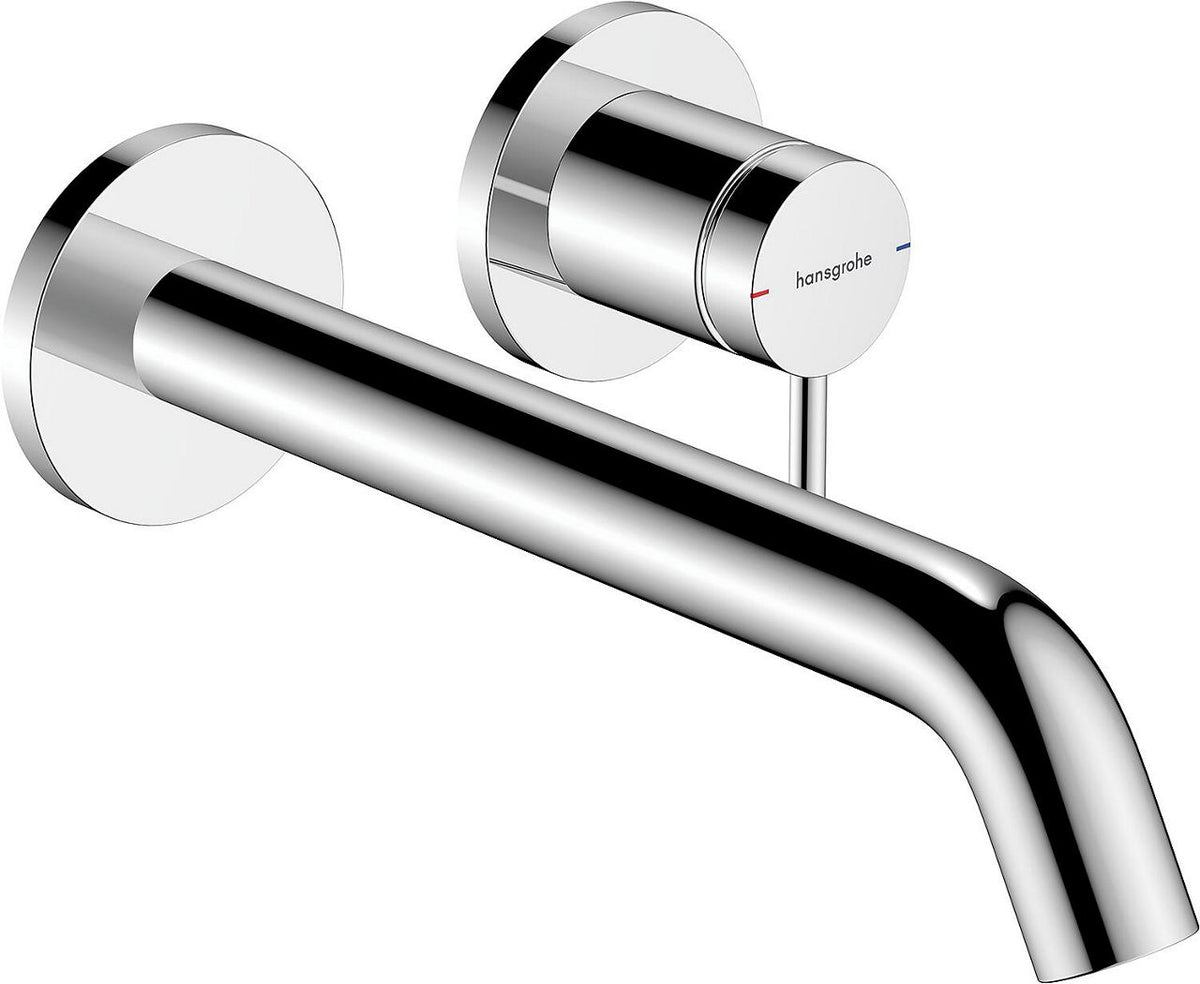 Mitigeur de lavabo mural Hansgrohe Tecturis S saillie 165 mm chromé