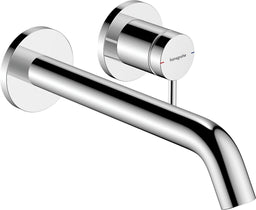 Mitigeur de lavabo mural Hansgrohe Tecturis S saillie 225 mm chromé